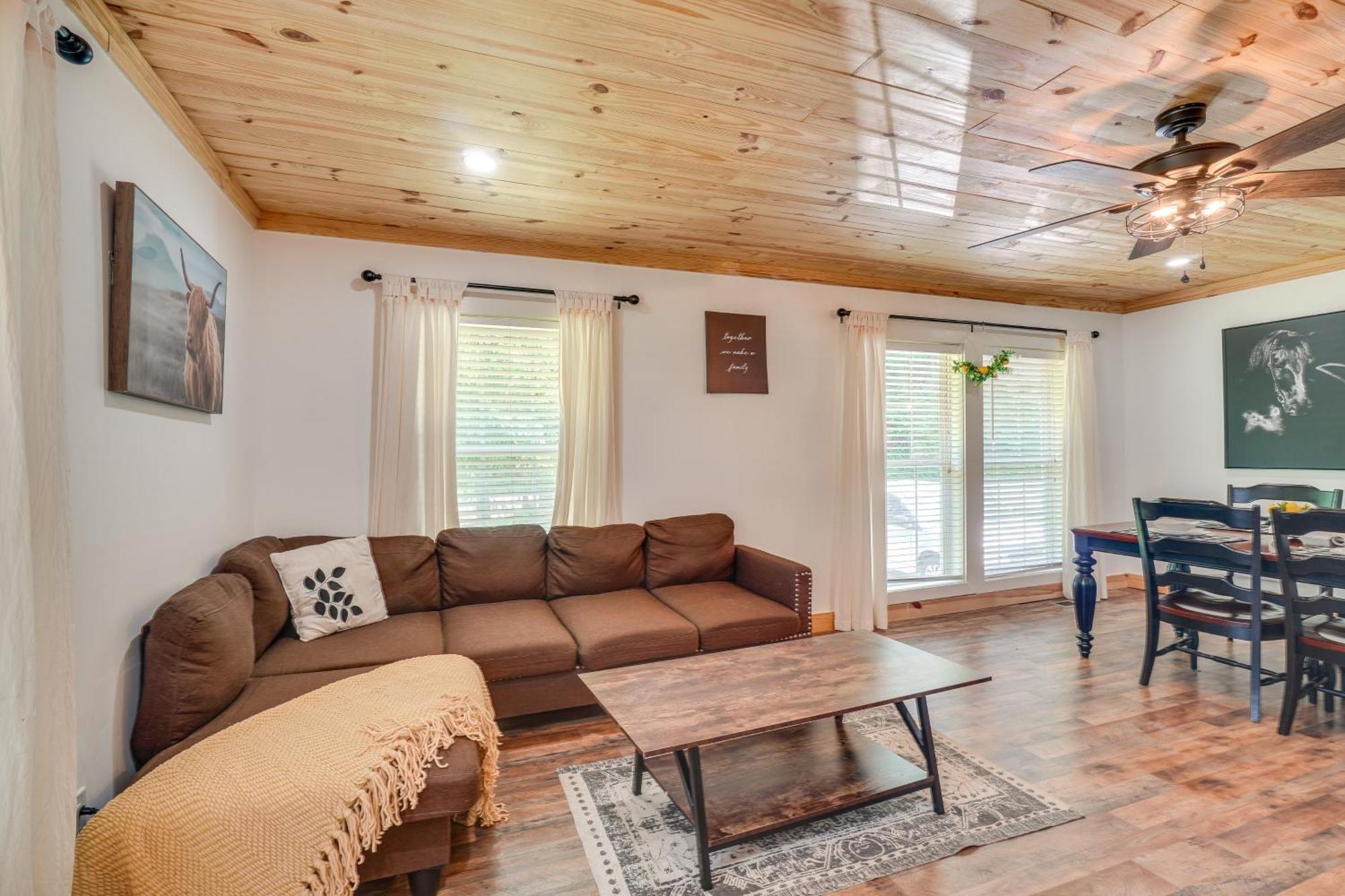 鸽子谷Creekside Ranch With Porch About 2 Mi To Pkwy别墅 外观 照片